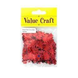 AussieSuperStore Art & Craft Essentials Stars Red Glitter Shapes Stars Red Glitter Shapes | Craft Glitter Shape 9331468001874 VCSQ4